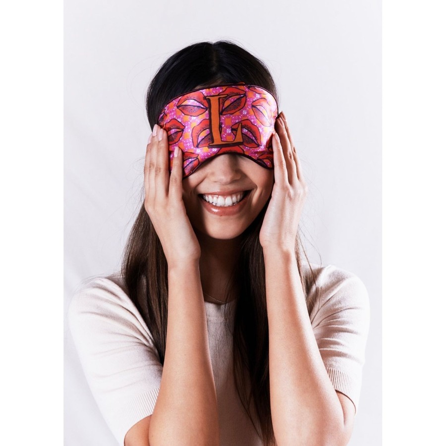 Sleepwear Jessica Russell Flint | Silk Eye Mask / "L For Lips"