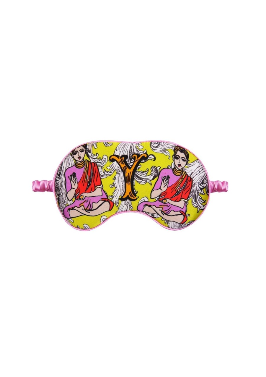 Sleepwear Jessica Russell Flint | Silk Eye Mask / "Y For Yoga"