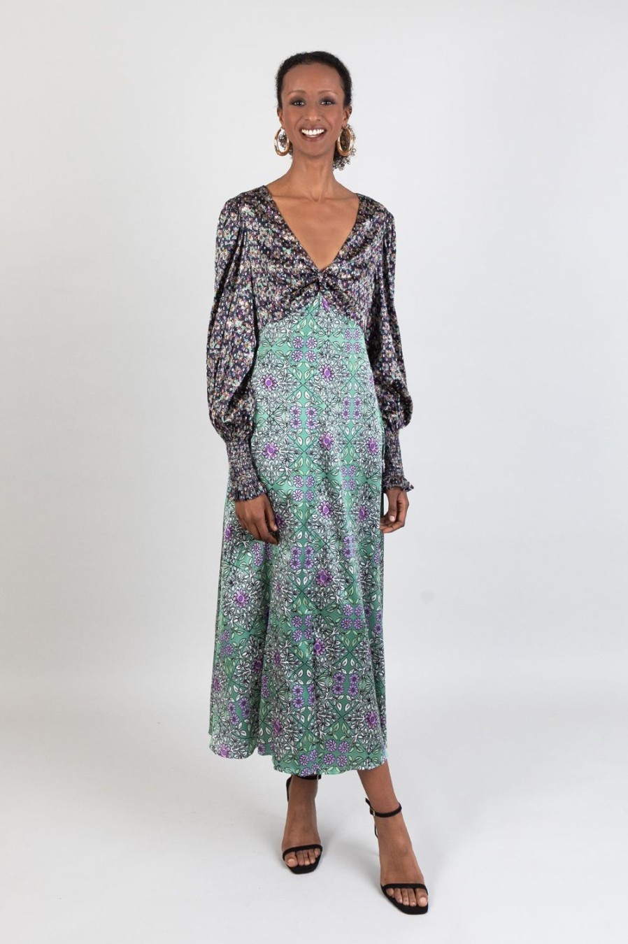 Clothing Jessica Russell Flint | Twist Front Dress / "Gisela"