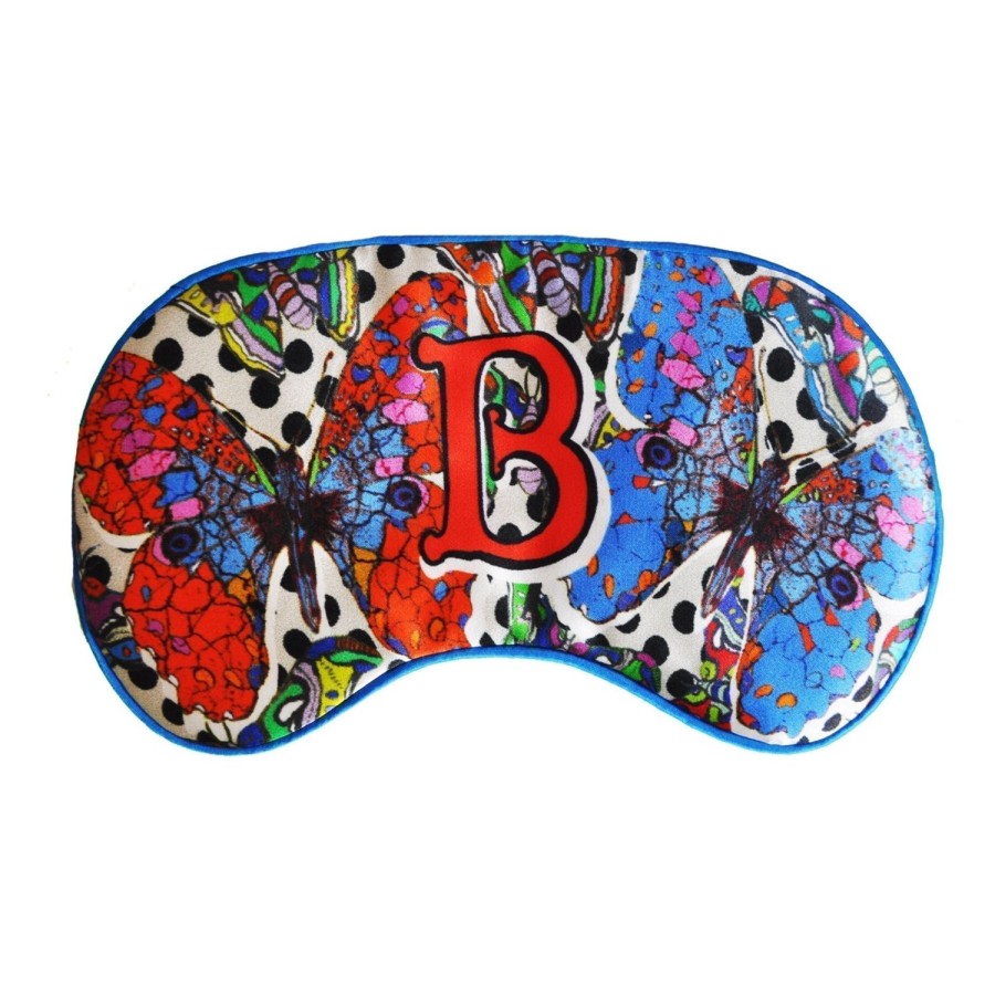 Sleepwear Jessica Russell Flint | Silk Eye Mask / "B For Butterfly"