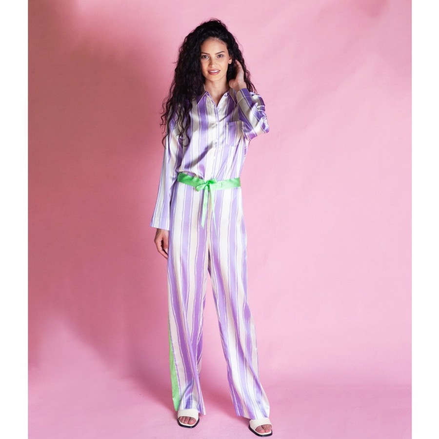 Clothing Jessica Russell Flint | Pyjama Bottoms / "Chloe Stripe"