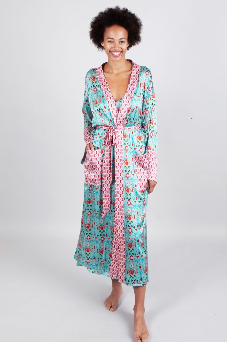 Sleepwear Jessica Russell Flint | Long Robe / "Iko"