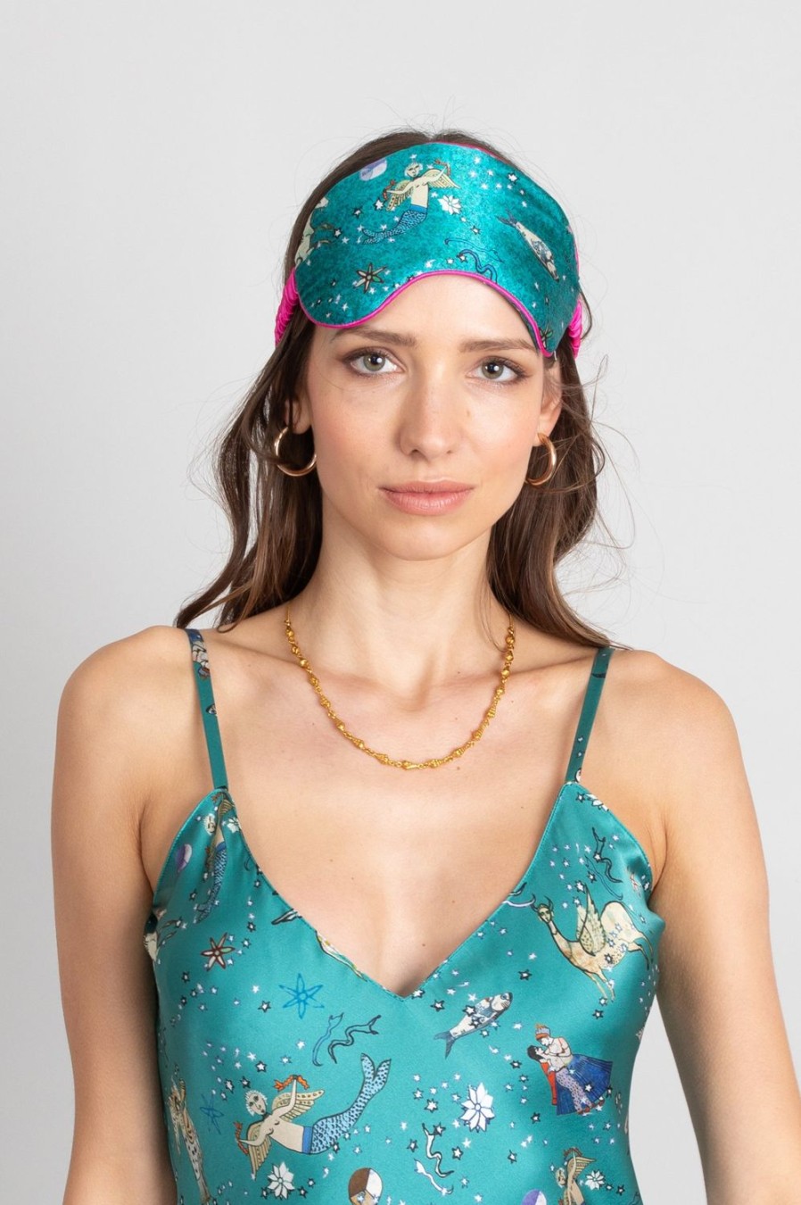 Sleepwear Jessica Russell Flint | Silk Eye Mask / "Nowruz"