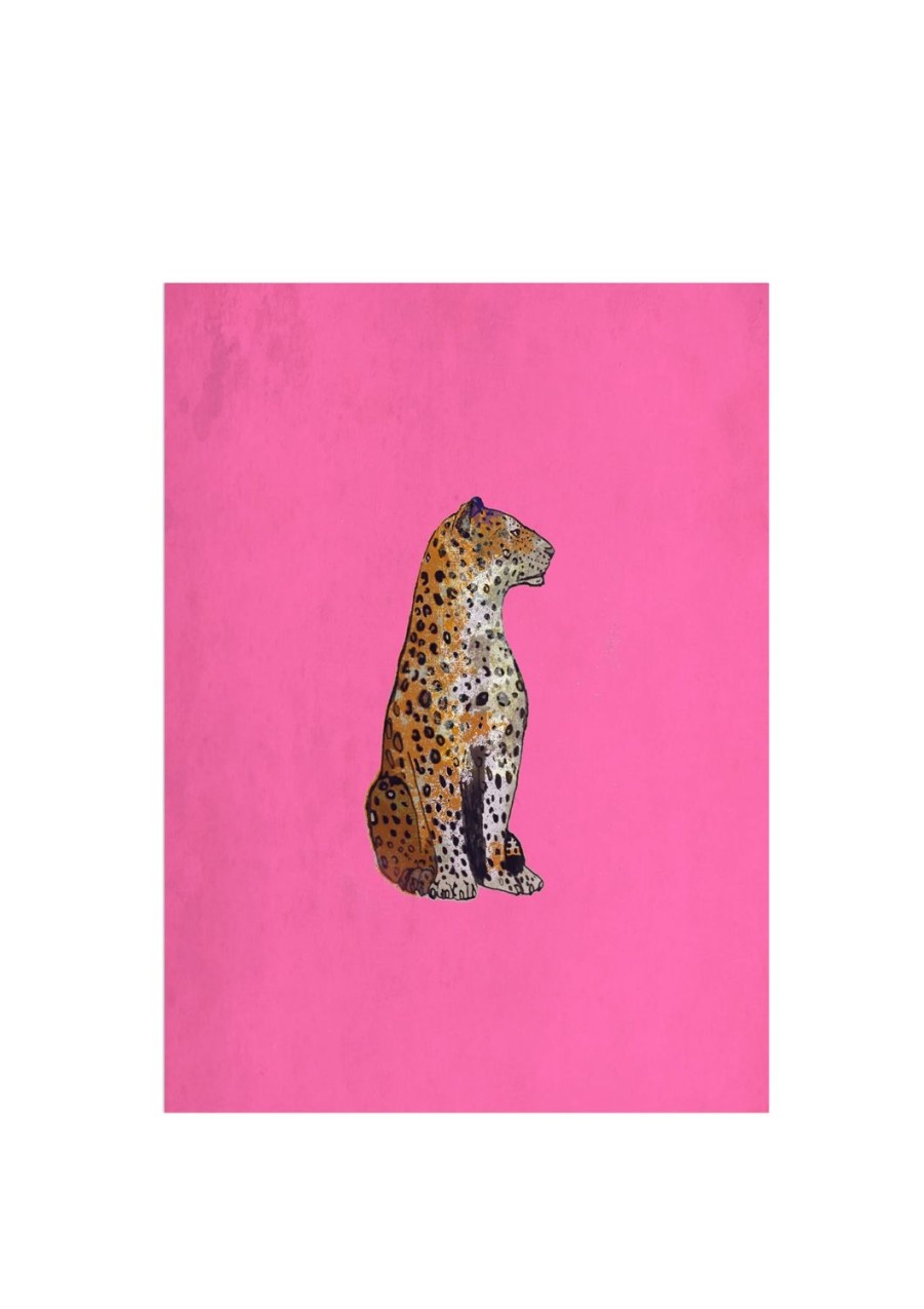 Art Jessica Russell Flint | Signed Print / "The Leopard Statue"