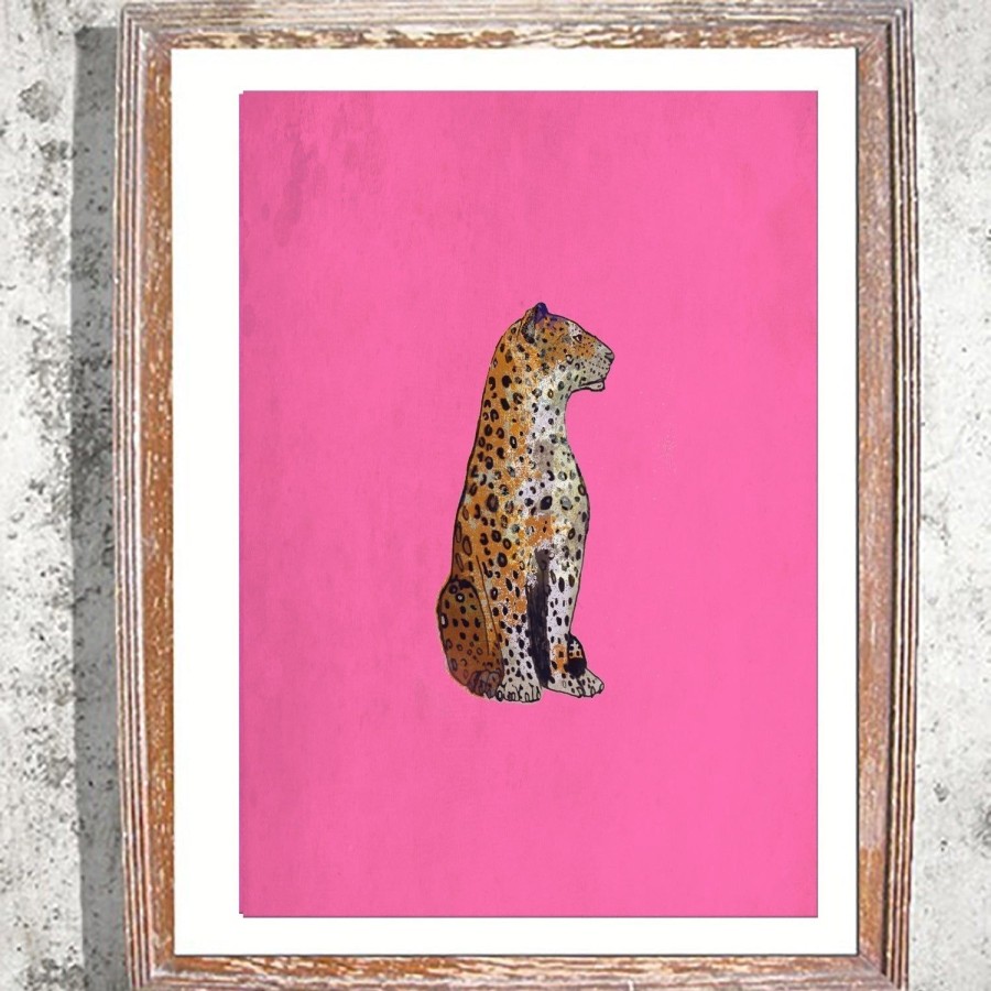 Art Jessica Russell Flint | Signed Print / "The Leopard Statue"