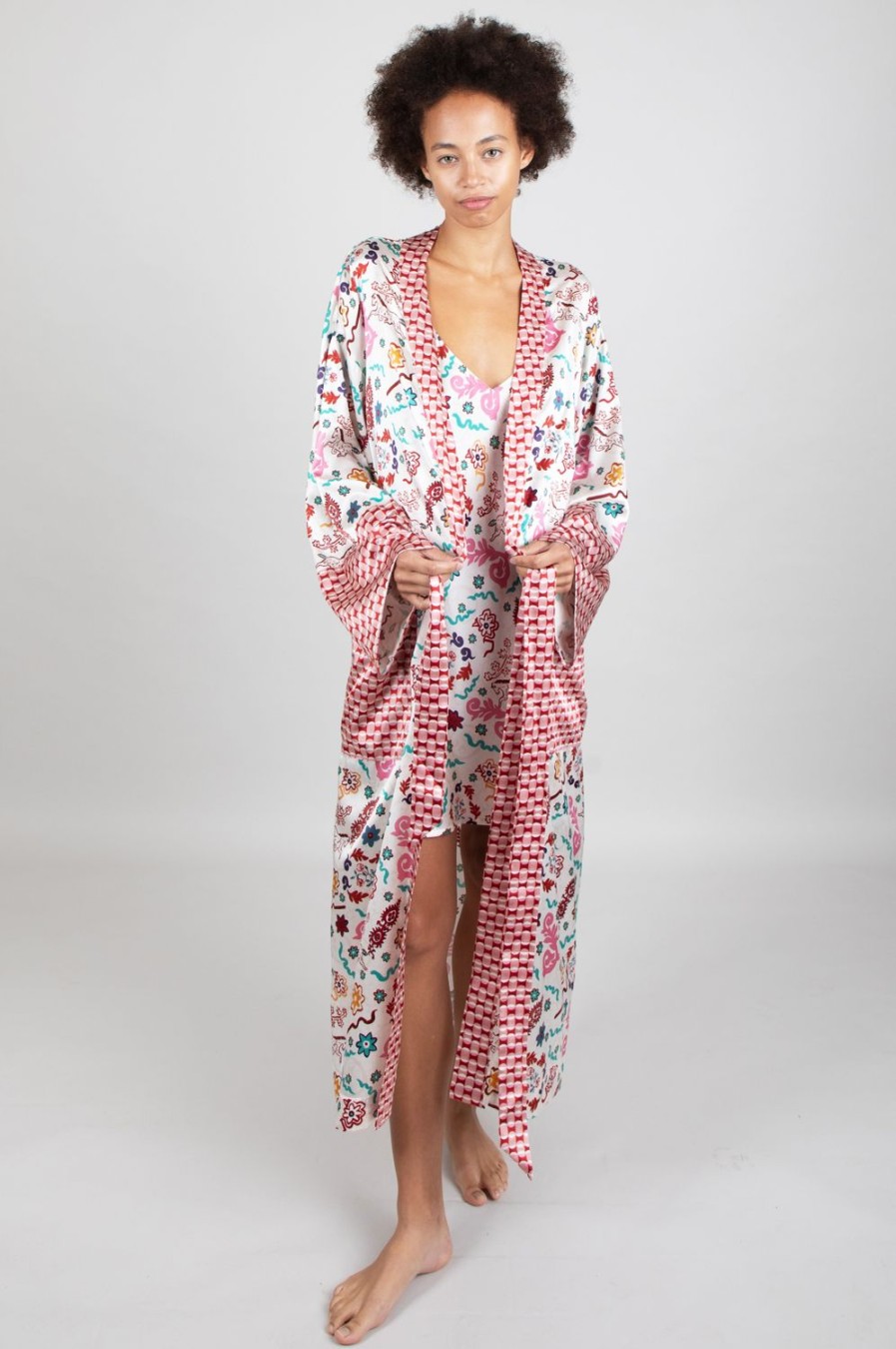 Sleepwear Jessica Russell Flint | Long Robe / "Danpatch"