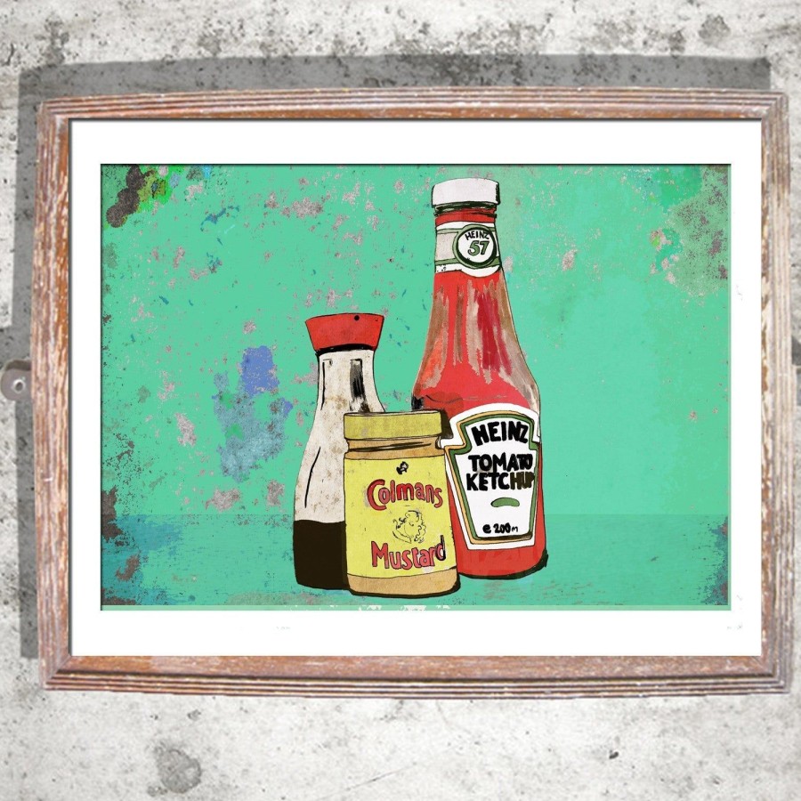 Art Jessica Russell Flint | Signed Print / "The Condiments"