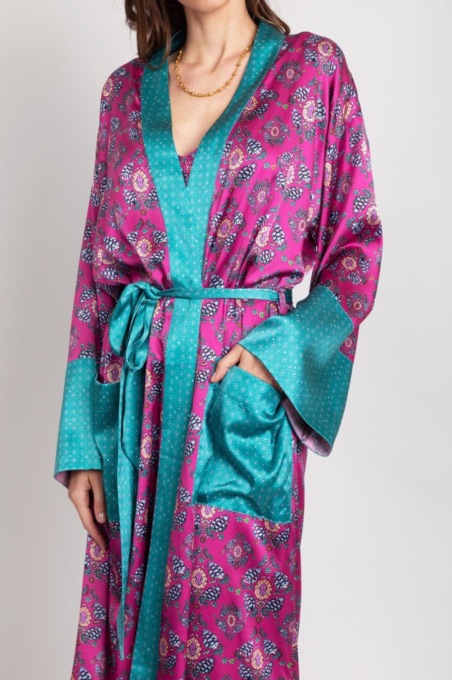 Sleepwear Jessica Russell Flint | Long Robe / "Persia"