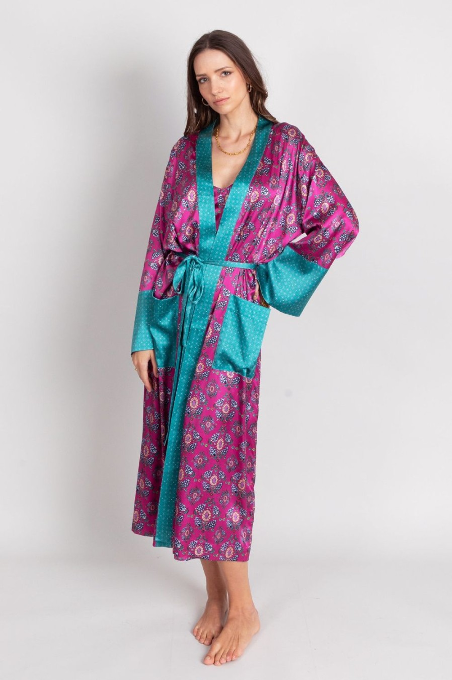 Sleepwear Jessica Russell Flint | Long Robe / "Persia"