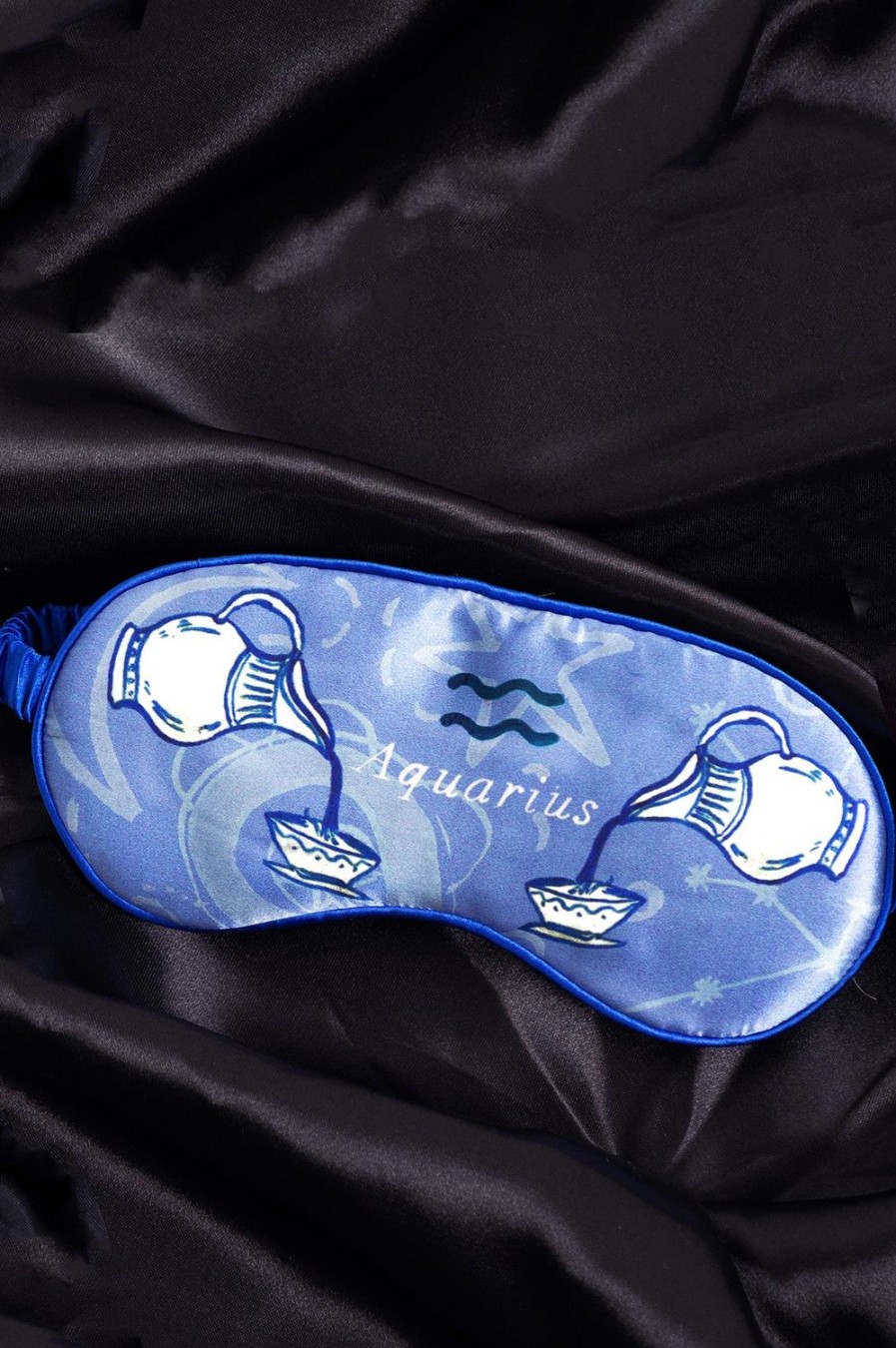 Sleepwear Jessica Russell Flint | Silk Eye Mask / "Aquarius"