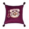 Homeware Jessica Russell Flint | Embroidered Velvet Cushion Cover / "Bouji Boudoir"