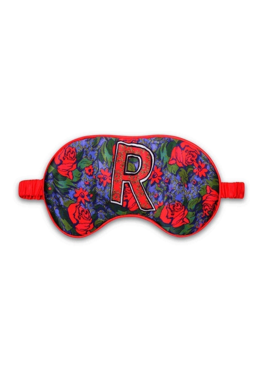 Sleepwear Jessica Russell Flint | Silk Eye Mask / "R For Roses"