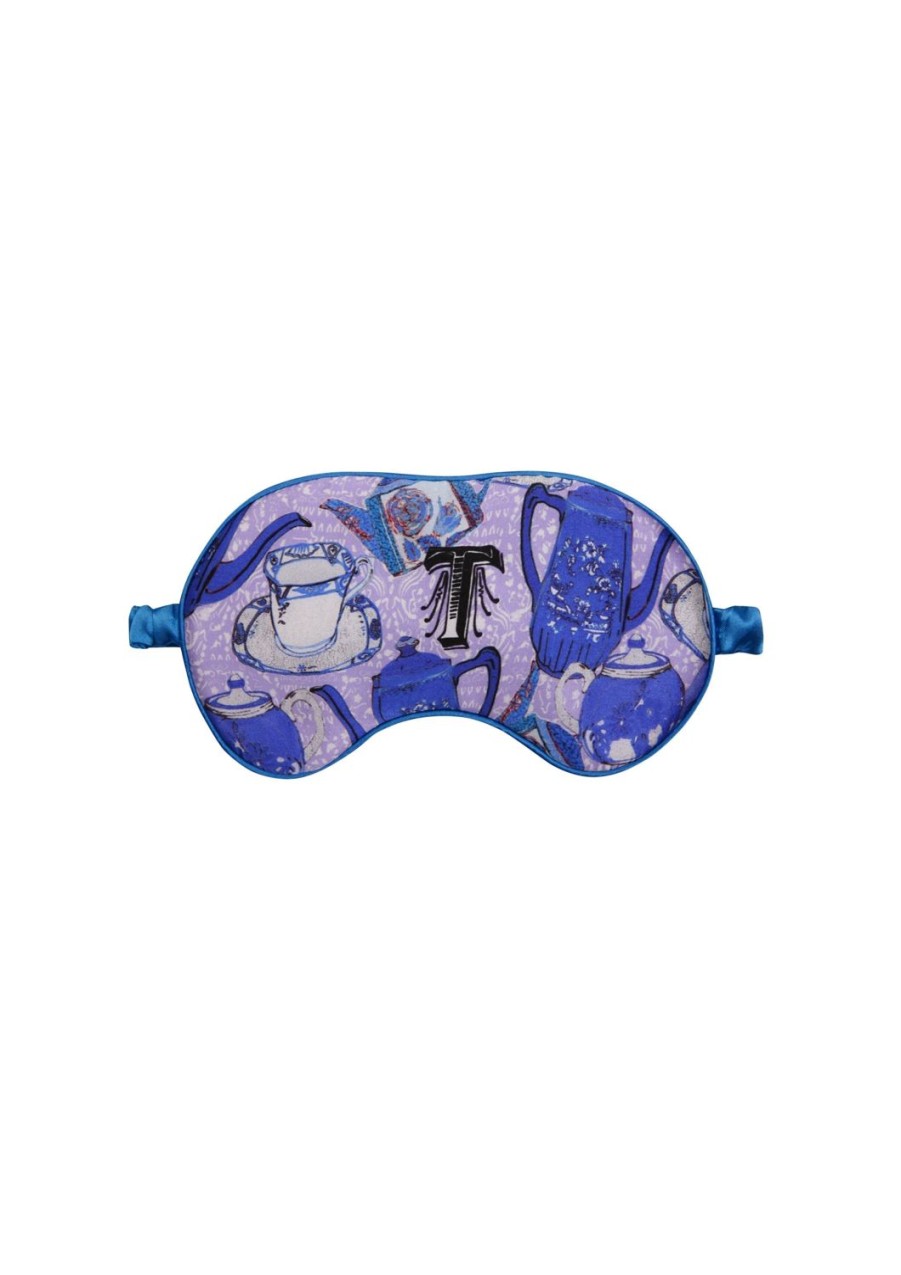 Sleepwear Jessica Russell Flint | Silk Eye Mask / "T For Teapot"