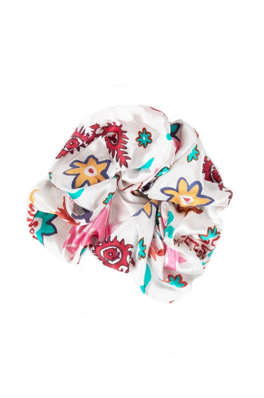 Accessories Jessica Russell Flint | Silk Scrunchie / "Danpatch"