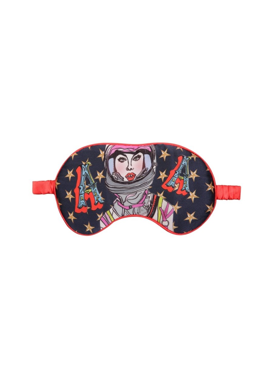 Sleepwear Jessica Russell Flint | Silk Eye Mask / "A For Astronaut"