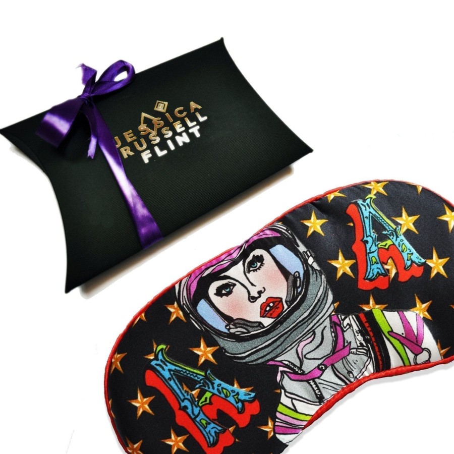 Sleepwear Jessica Russell Flint | Silk Eye Mask / "A For Astronaut"