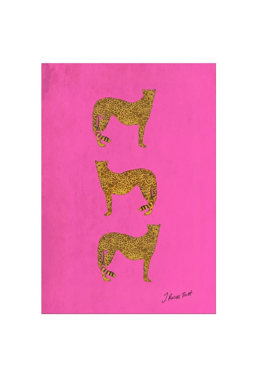 Art Jessica Russell Flint | Signed Print / "Three Cheetah"