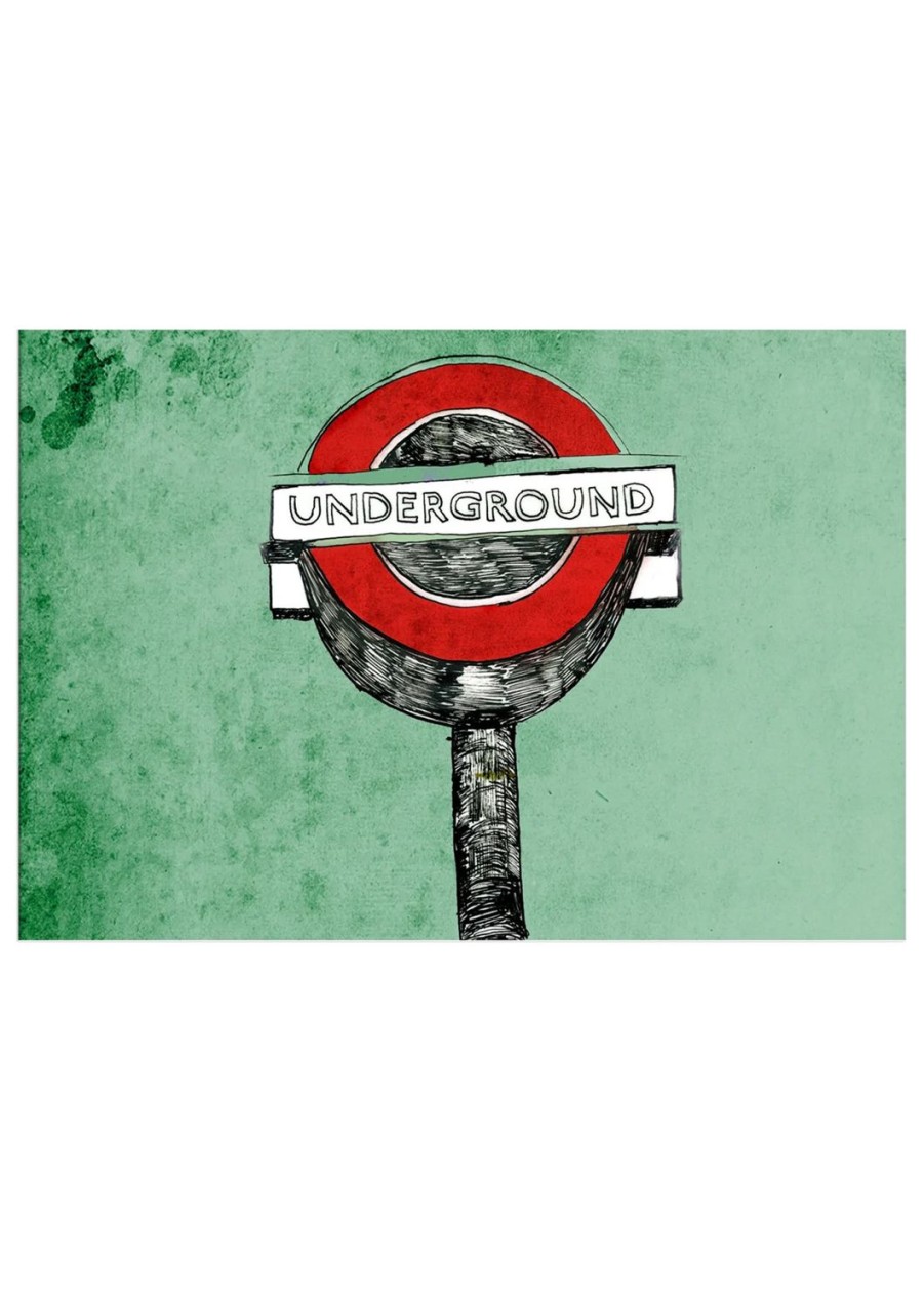 Art Jessica Russell Flint | Signed Print / "The London Underground"