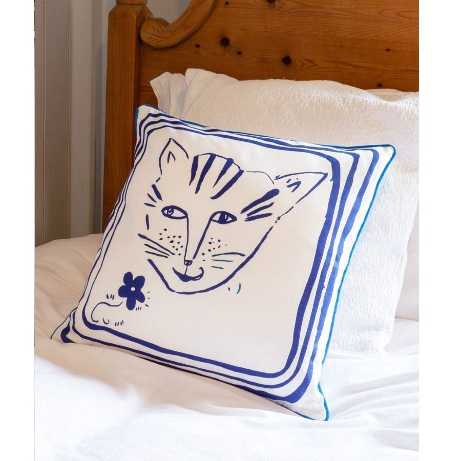 Homeware Jessica Russell Flint | Cushion Cover / "The Cat'S Head"