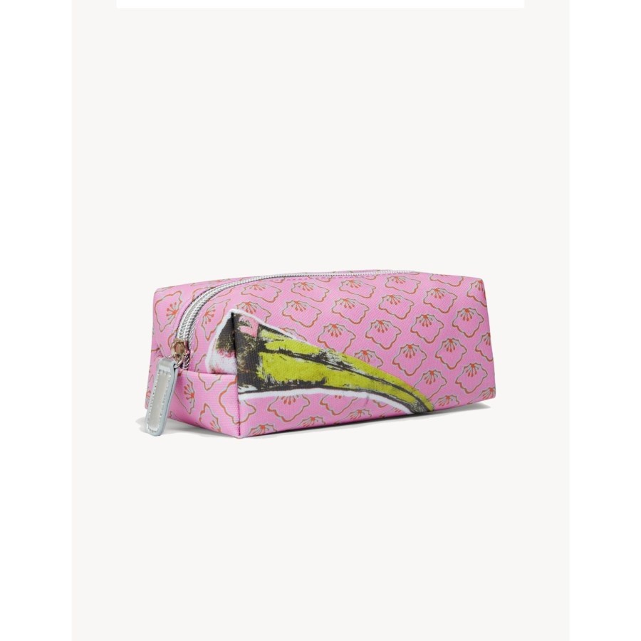 Accessories Jessica Russell Flint | Mini Make Up Bag / ''Nosy Stork"