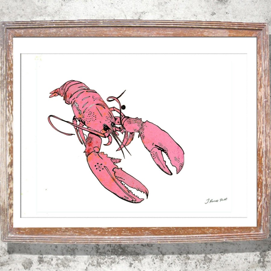 Art Jessica Russell Flint | Signed Print / "The Little Pink Lobster"