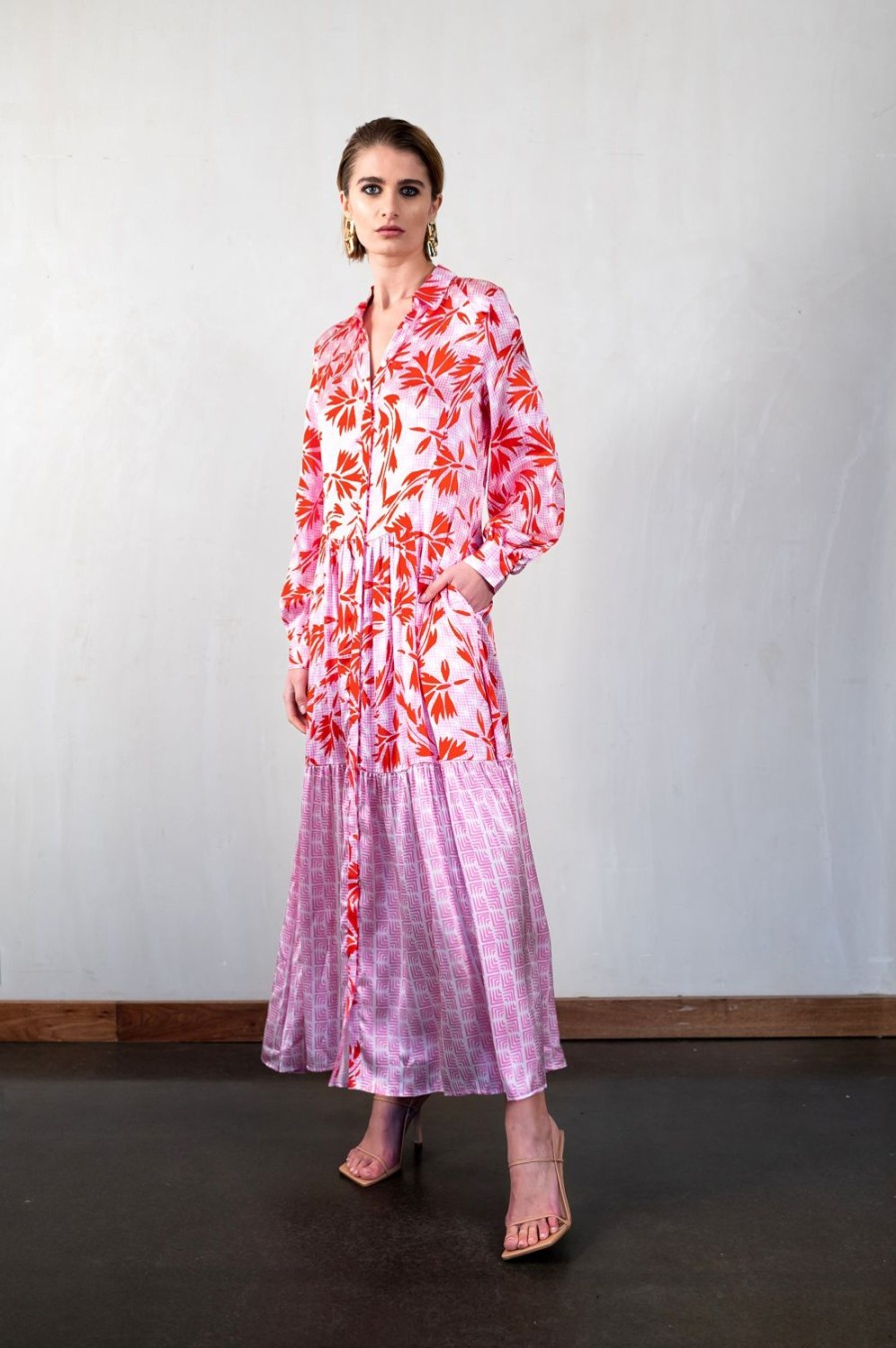 Clothing Jessica Russell Flint | Maxi Shirt Dress / "Fernanda"