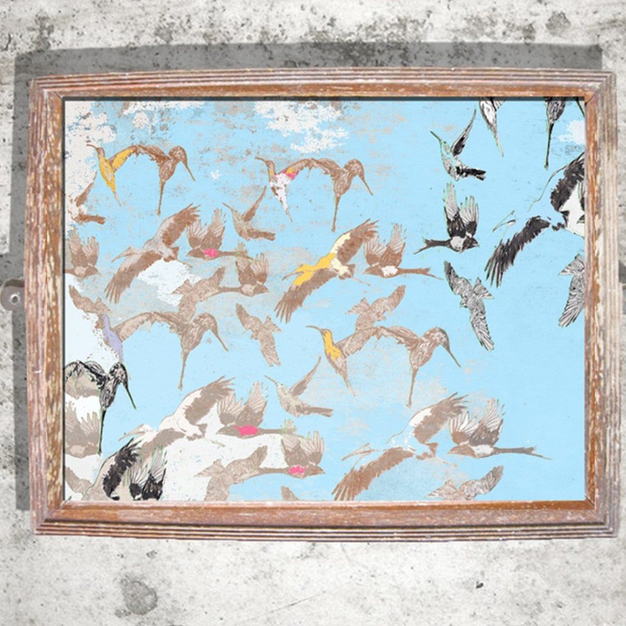 Art Jessica Russell Flint | Signed Print / "The Crashing Birds In The Sky"