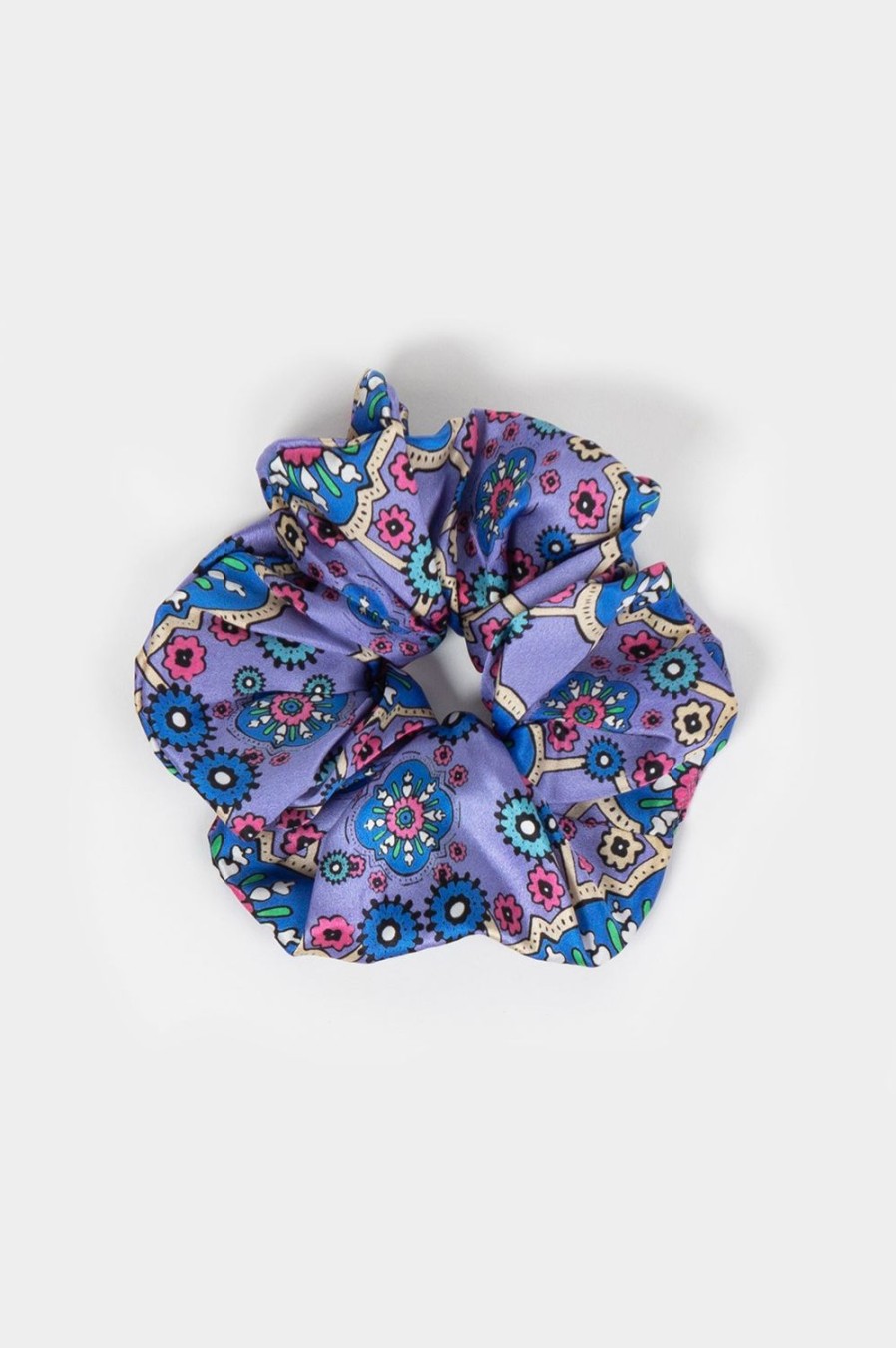 Accessories Jessica Russell Flint | Silk Scrunchie / "Pandora"