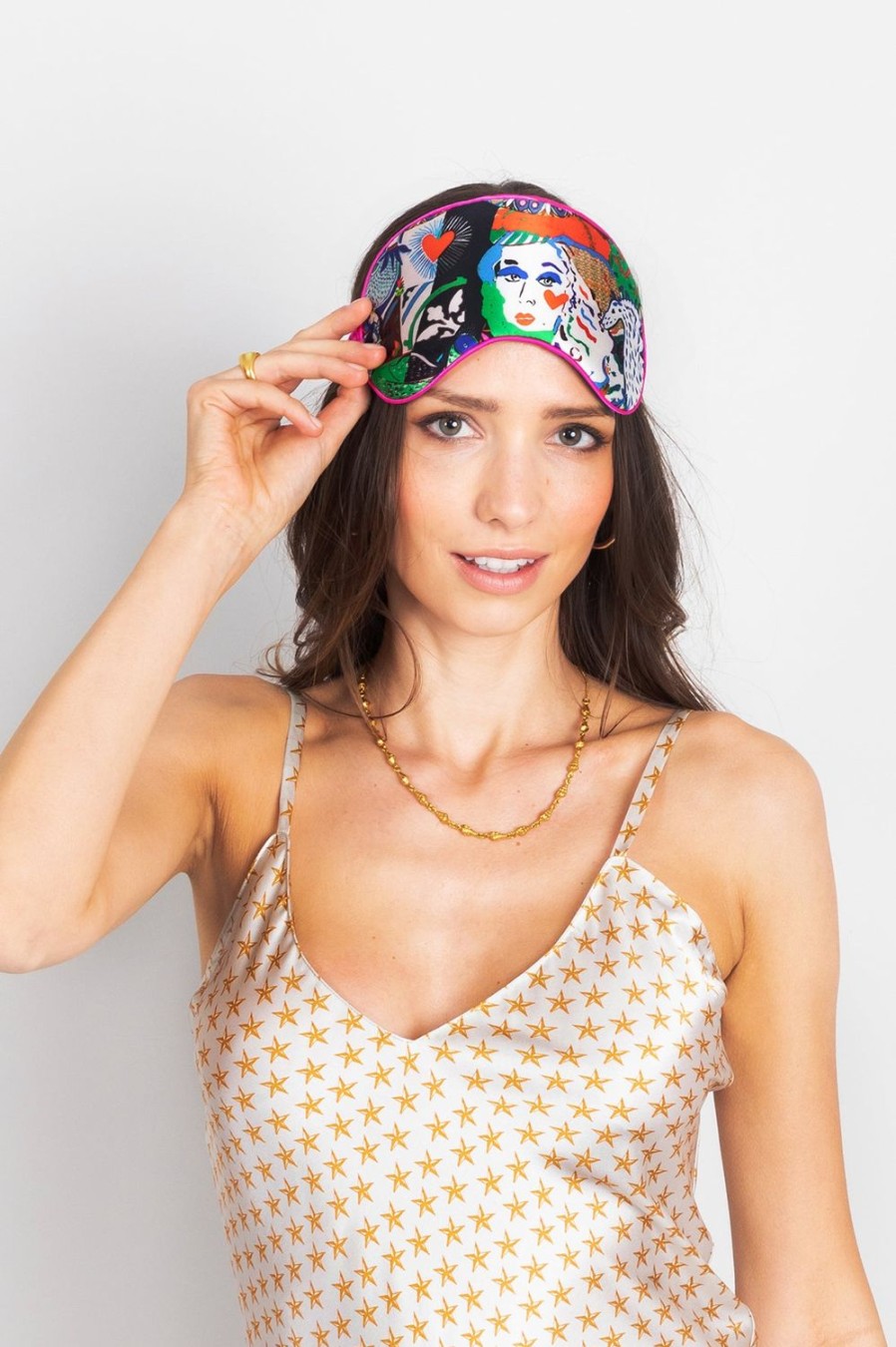 Sleepwear Jessica Russell Flint | Silk Eye Mask / "Lady Wild"