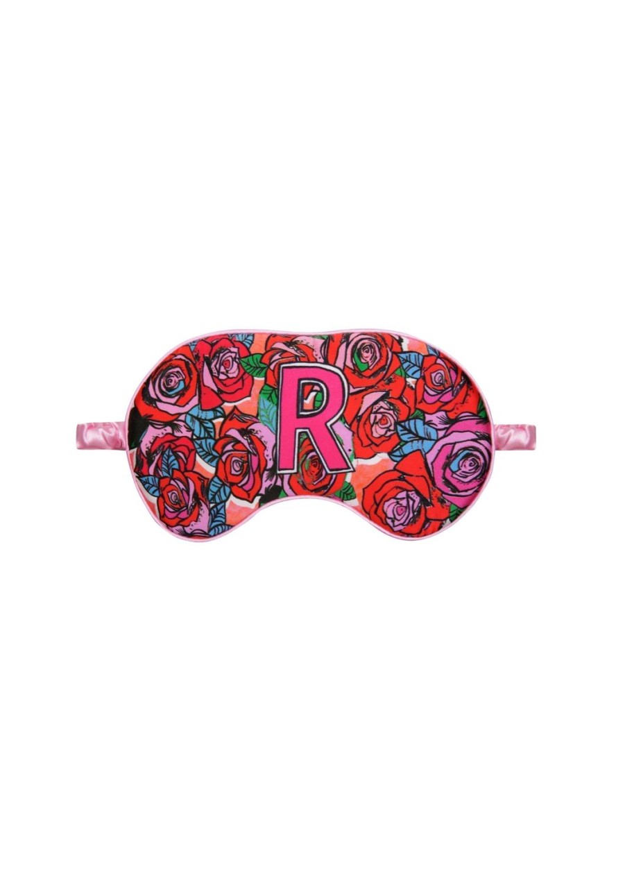 Sleepwear Jessica Russell Flint | Silk Eye Mask / "R For Roses"