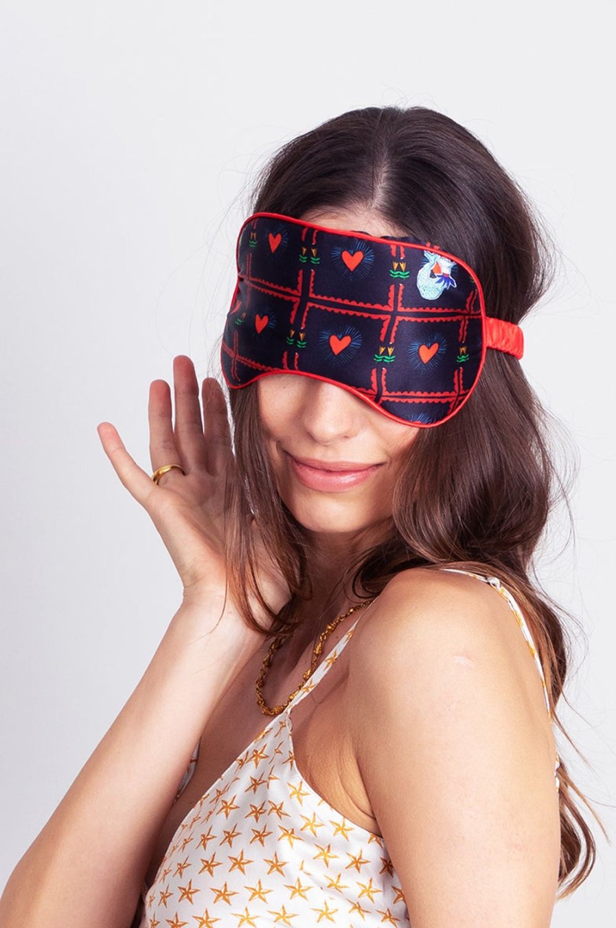 Sleepwear Jessica Russell Flint | Silk Eye Mask / "Dana"