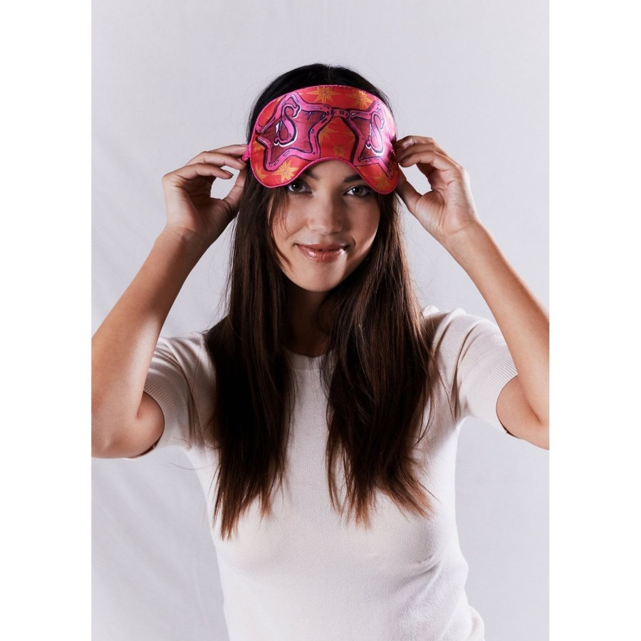 Sleepwear Jessica Russell Flint | Silk Eye Mask / "S For Sunglasses"