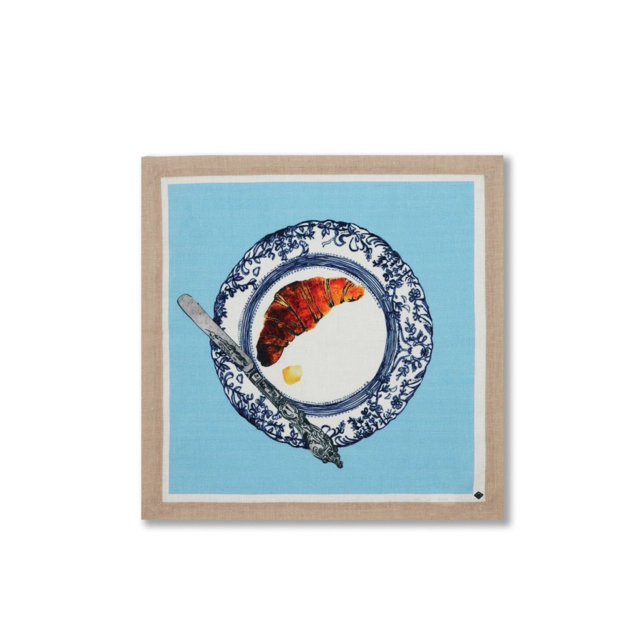 Homeware Jessica Russell Flint | Linen Table Napkin / "Croissant"