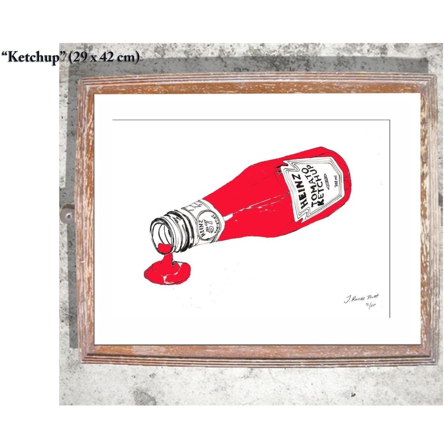 Art Jessica Russell Flint | Signed Print / "The Ketchup"